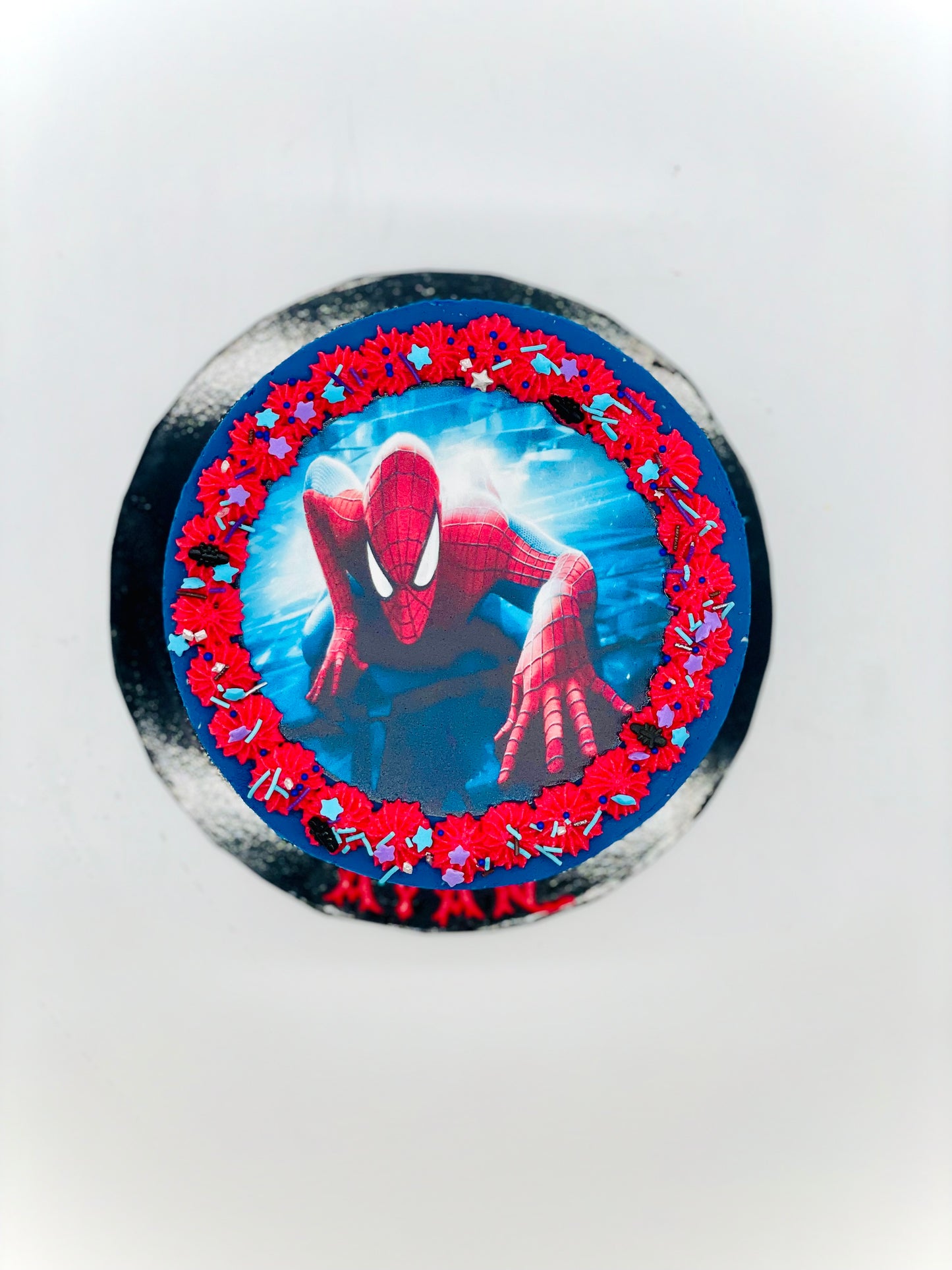 Spiderman Photo Cake