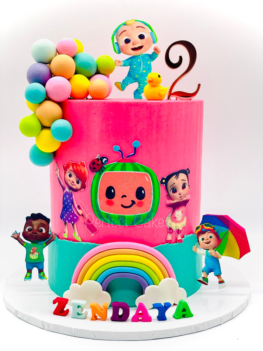 Cocomelon Kids Cake Perfect Cakes Perth cocomelon-kids-cake-perfect-cakes-perth