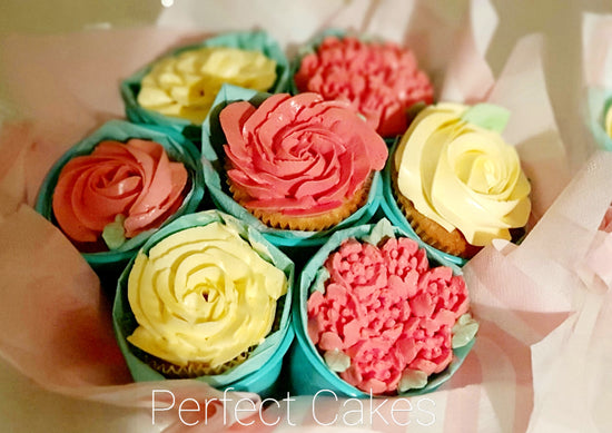 Mother's Day Floral Cupcake Boquets