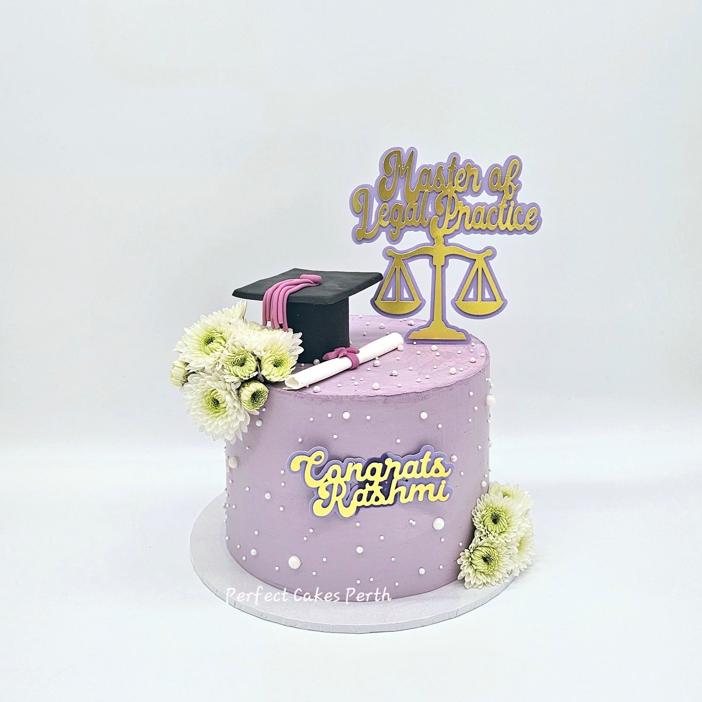 Customised Legal Officer Graduation Cake