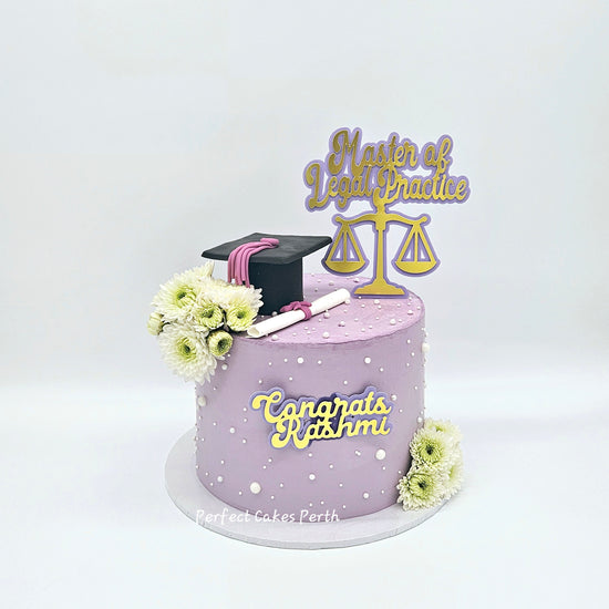 Customised Legal Officer Graduation Cake