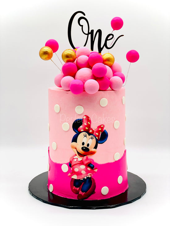 Pink Minnie Cake