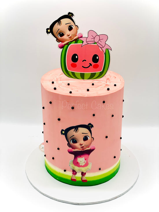 Load image into Gallery viewer, Cocomelon Cece Kids Cake
