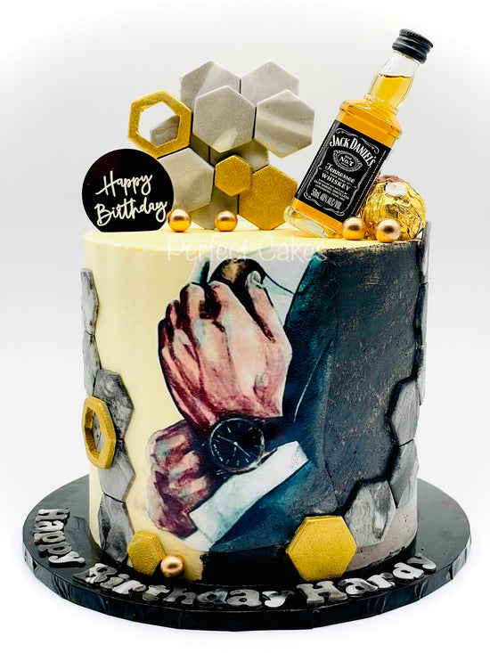 Load image into Gallery viewer, Hexa Alcohol Cake for him
