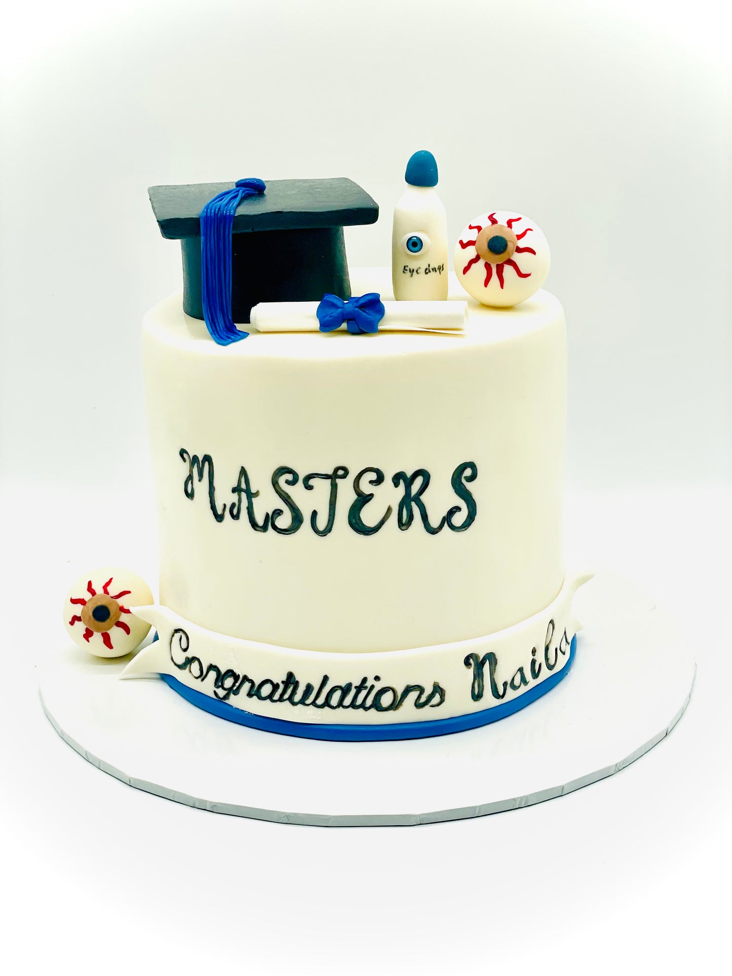 Customised Optometrist's Graduation Cakes