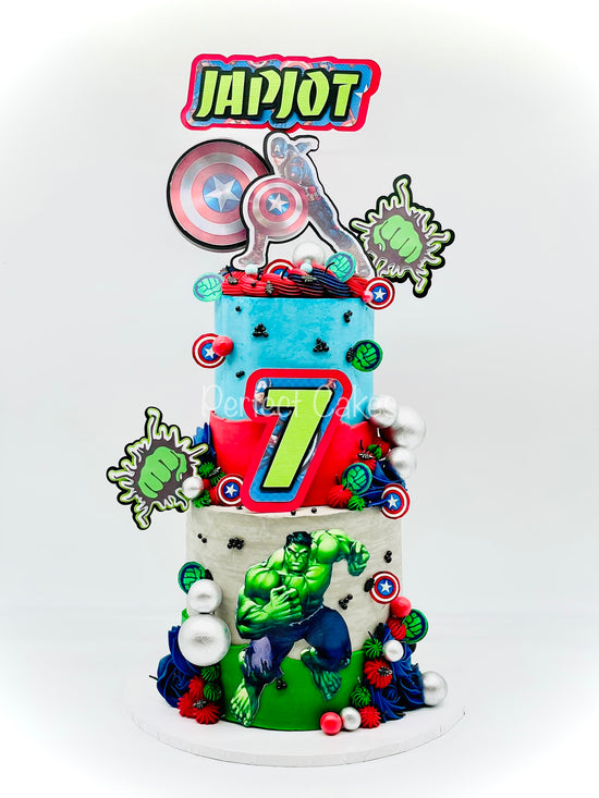 Load image into Gallery viewer, Super Hero Cake
