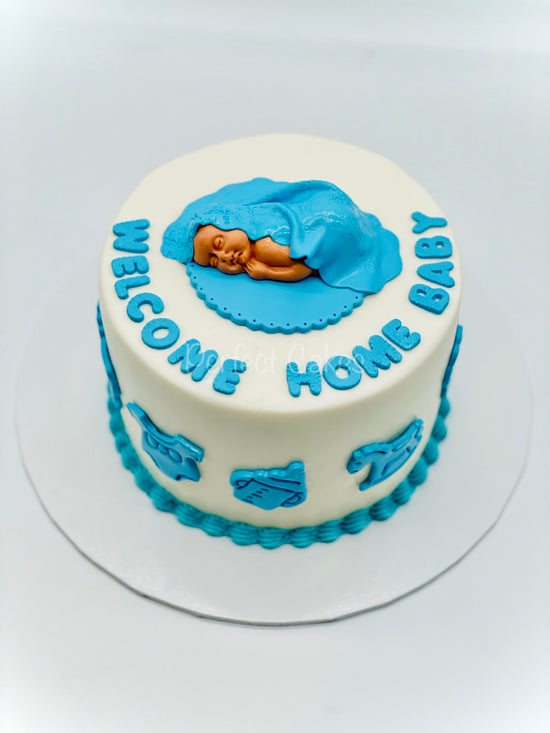 Load image into Gallery viewer, Welcome Baby Cake
