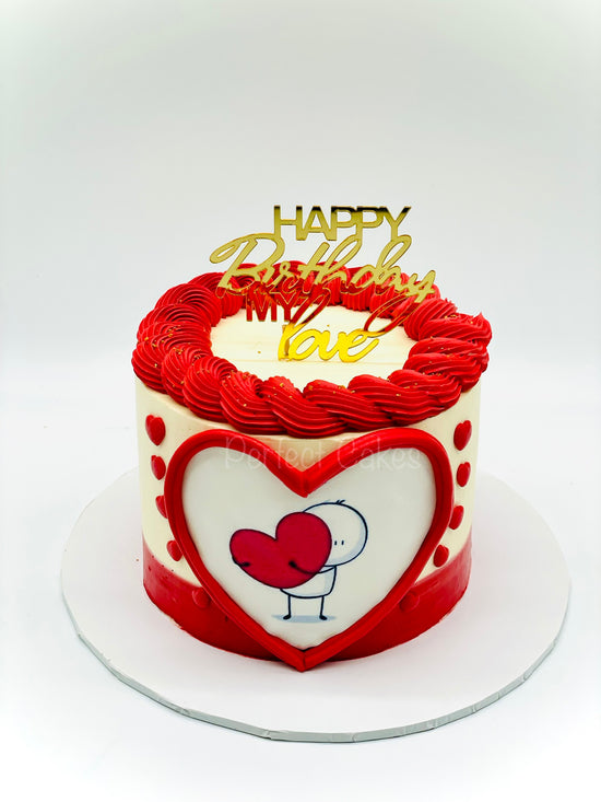 Buy Valentines fondant cake Online at Best Price | Od