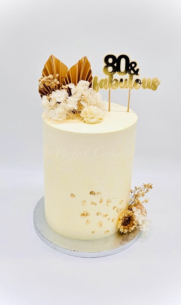 Classic Neutral Love Cake
